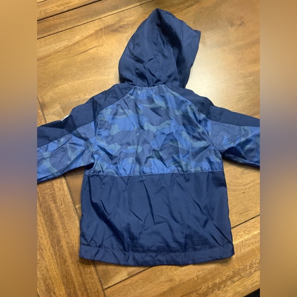 Oshkosh Blue Boys Light weight navy jacket with hood - Picture 7 of 7